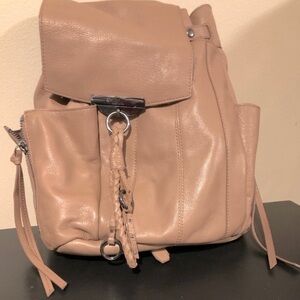 KOOBA Tan Leather Backpack